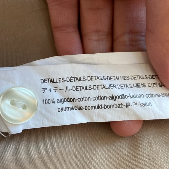 Beautiful Zara wrap front skirt with crochet like hemline- size S - Picture 9 of 9